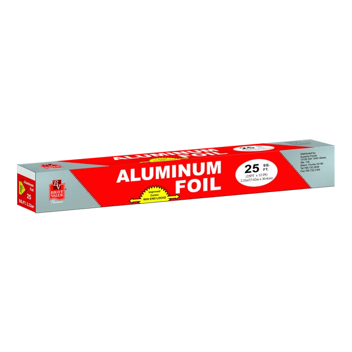 Aluminum Foil · 25 ft (11 mic)